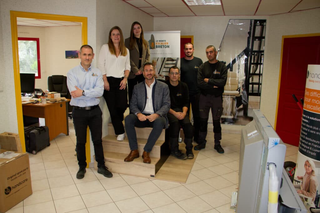 Photo de l'équipe le monte escalier breton